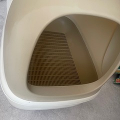 猫トイレ+猫砂木粉タイプ7L3袋の画像