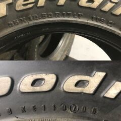 【希少】BF Goodrich Mud-Terrain T/A KM グッドリッチ 35×12.50R17LT 17インチ スパイク 4本 バリ溝 カップピン FJクルーザー等(KTT505)クレジットカード QRコード決済可能の画像