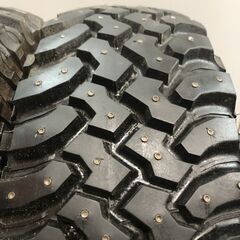 【希少】BF Goodrich Mud-Terrain T/A KM グッドリッチ 35×12.50R17LT 17インチ スパイク 4本 バリ溝 カップピン FJクルーザー等(KTT505)クレジットカード QRコード決済可能の画像
