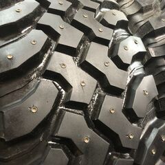 【希少】BF Goodrich Mud-Terrain T/A KM グッドリッチ 35×12.50R17LT 17インチ スパイク 4本 バリ溝 カップピン FJクルーザー等(KTT505)クレジットカード QRコード決済可能の画像
