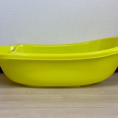 【美品】ベビーバス 黄色 プラスチック製の画像