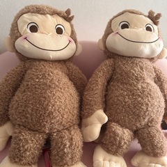 【新品タグ付き】おさるのジョージ 赤いほっぺ スーパーラージぬいぐるみ🎁特大サイズ  の画像