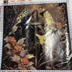 ダイヤモンドアート完成品 30×30②