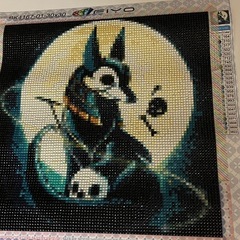 ダイヤモンドアート完成品 30×30①