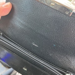 Cartier カルティエ　長財布　二つ折り　レザー　金具　ブラックの画像
