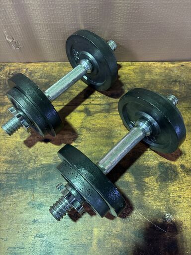 １０kg 可変式ダンベル 鉄製　２個セット