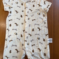 動物柄 コットンロンパース 80 韓国子供服