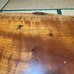 値下げしました【一点物】天然木 一枚板 座卓の画像