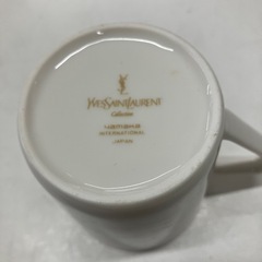 ☆値下げ☆H2505-792 イヴサンローラン ペアカップセット ※バラ売り不可 未使用品 保管時の汚れ有りの画像