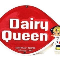 デイリークイーン DQ Dairy Queenサインプレート エ...