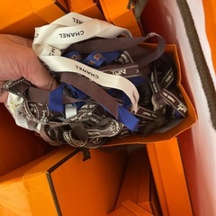 エルメス、箱、ブランドリボンまとめ売りの画像