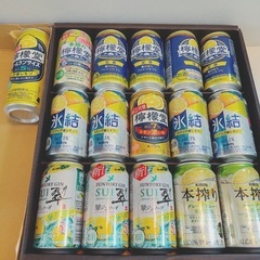 【取引中)500ml 含む　16本　缶チューハイ　氷結　檸檬堂　...