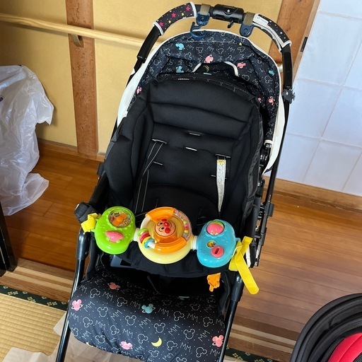 チャイルドシート ベビーカー 6wayジムにへんしんメリー バンボ