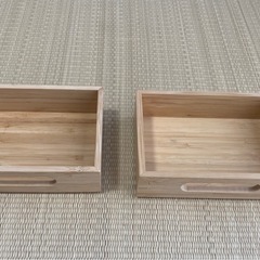 IKEAの竹の箱