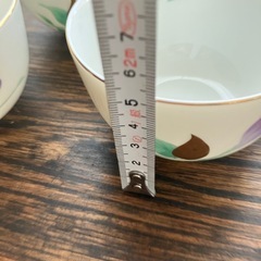 きれいな模様の　湯呑み茶碗　5個の画像