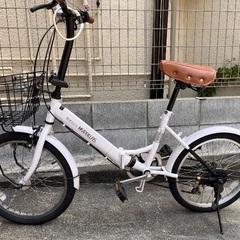 折り畳み自転車　20インチ　シフト付き