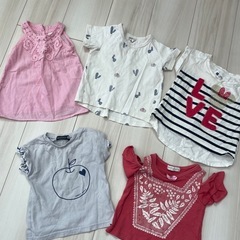 子ども服 Tシャツ＋浴衣ロンパースの画像