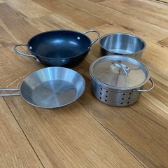 木製キッチンセットの画像