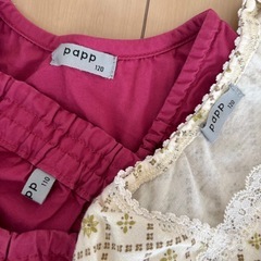 子ども服papp  かわいい３点セットアップ110cmの画像