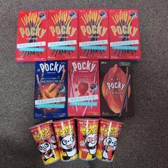 ポッキー色々7箱、ヤンヤンつけボー4個