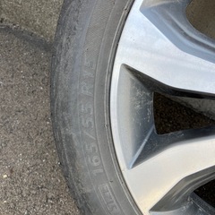 日産ホイールタイヤ4本の画像