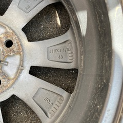 日産ホイールタイヤ4本の画像