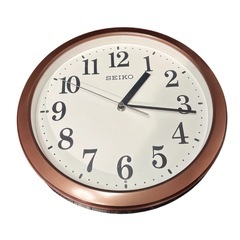 SEIKO 電波掛け時計 直径28cm