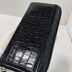 【箱あり・牛革】MARY QUANT 長財布　店頭購入品　収納力抜群◎の画像
