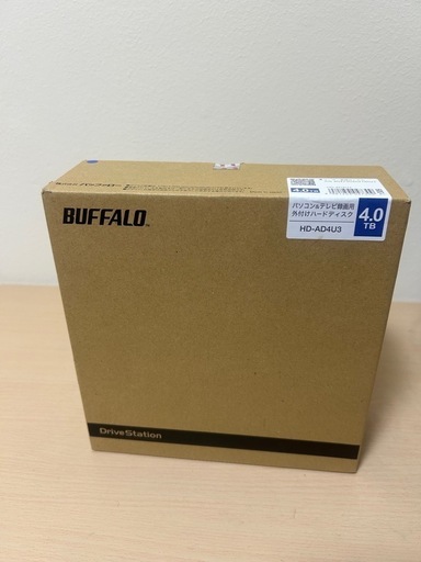 【新品未開封】バッファロー 外付けHDD 4TB HD-AD4U3