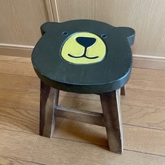 ベビーチェア　子供椅子　台　踏み台　くまさん