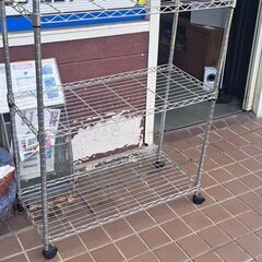 リサイクルショップどりーむ鹿大前店　No1973　メタルラック　...