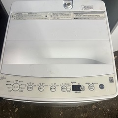 4.5kg 洗濯機　2021　