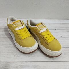 『未使用品』PUMA SUEDE MAYU UP/プーマ スウェード マユ アップ/厚底ウィメンズ/レディースガールズ/ジュニア女性サイズ/C0EQ0211の画像