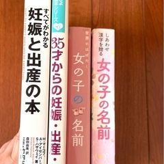 妊娠出産、名付けの本の画像