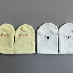 ベビーミトン 新生児　2セット《美品》