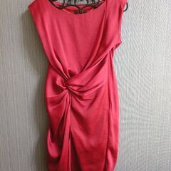 【送料込】ミディアムドレス（赤）