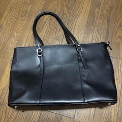 ☆美品 青山 黒のリクルート/ビジネスバッグ
