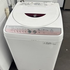 🌟激安‼️2012年製シャープ　6kg全自動電気洗濯機ES-GE60L-P🌟