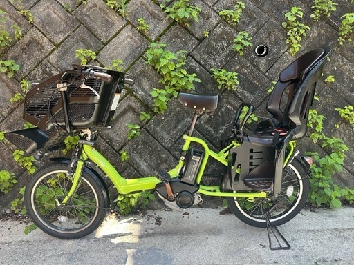 大阪送料無料 ヤマハ電動自転車子ども乗せ2