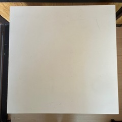 イケア　IKEA ホワイト　スクエア　テーブル　Lack 　白　ローテーブル　座卓の画像