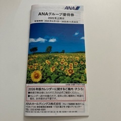 ANA株主優待券4枚セット