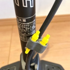 ブリヂストン　スマートポンプ　ブラック自転車　空気入れの画像