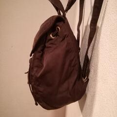 【PRADA 】の濃茶ミニリュックの画像