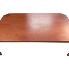 NO.2433 天童木工 テーブル 座卓 天然木 家具 中古の画像