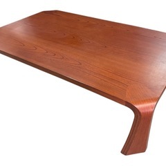 NO.2433 天童木工 テーブル 座卓 天然木 家具 中古