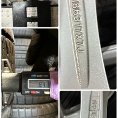 ⭐️✨美品✨⭐️215/50R17🌈ブリヂストンVRX2🌈17×7J、lNSET48、pcd114.3⭐️⭐️の画像