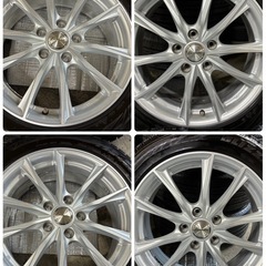 ⭐️✨美品✨⭐️215/50R17🌈ブリヂストンVRX2🌈17×7J、lNSET48、pcd114.3⭐️⭐️の画像