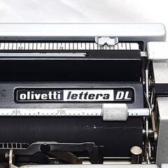 【直接引き取り限定】貴重品 olivetti オリベッティ lettera DL レッテラ タイプライター レトロインテリア アンティーク ヴィンテージ置物 タイプライターの画像