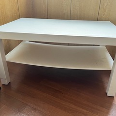 イケア　IKEA  ホワイト　テーブル　Luck ラック　座卓　...