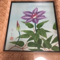 ①和風　衝立額・色紙の画像
